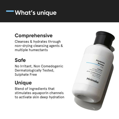 Minimalist Aquaporin Booster 05% Cleanser by Dista