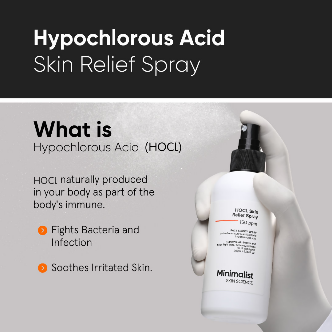 Minimalist HOCL Skin Relief Spray 150 PPM Face &amp; Body Spray by Dista