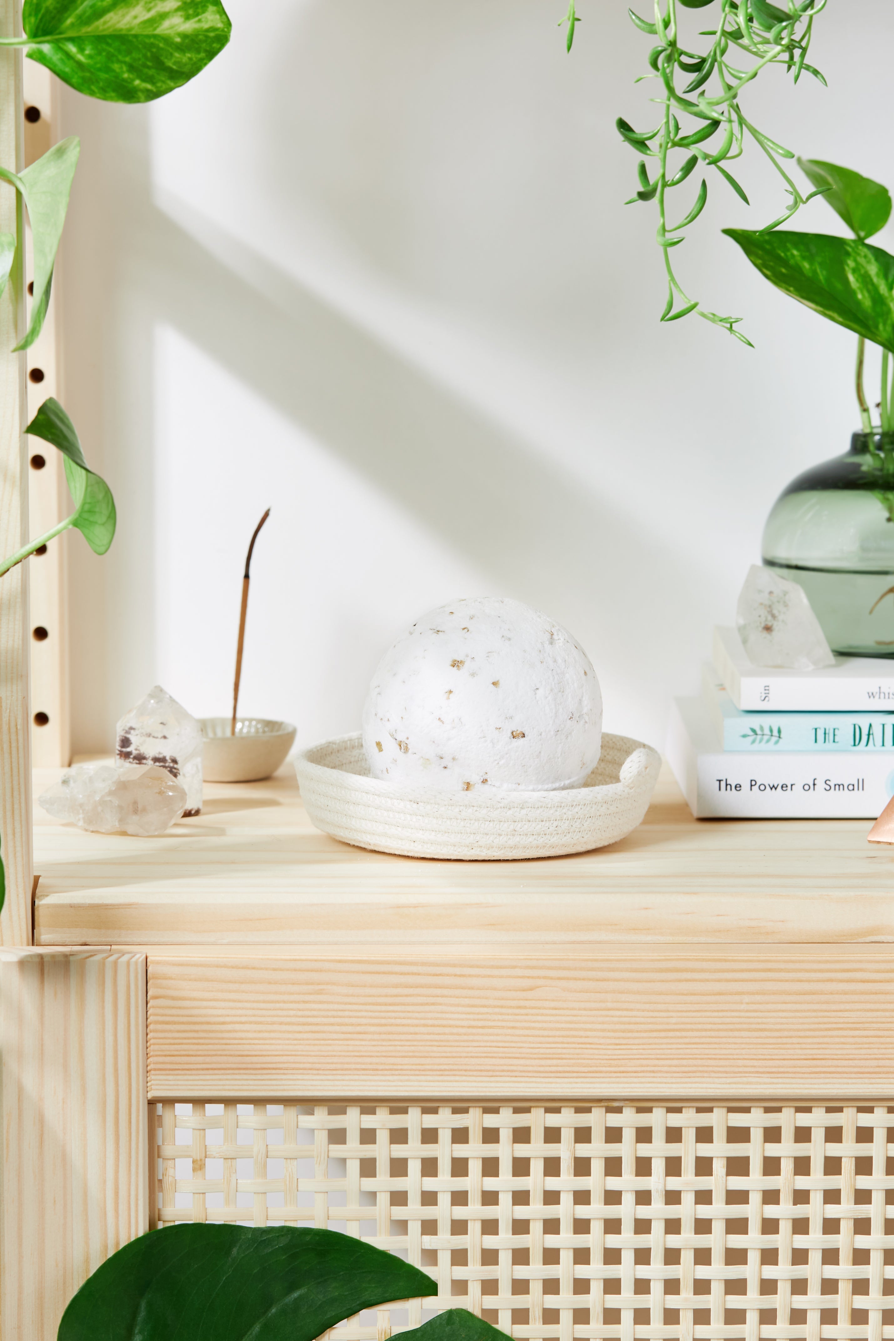 Organic Bath Bomb / Oat N Honey Extra Large Bath Fizz by Butter Me Up Organics
