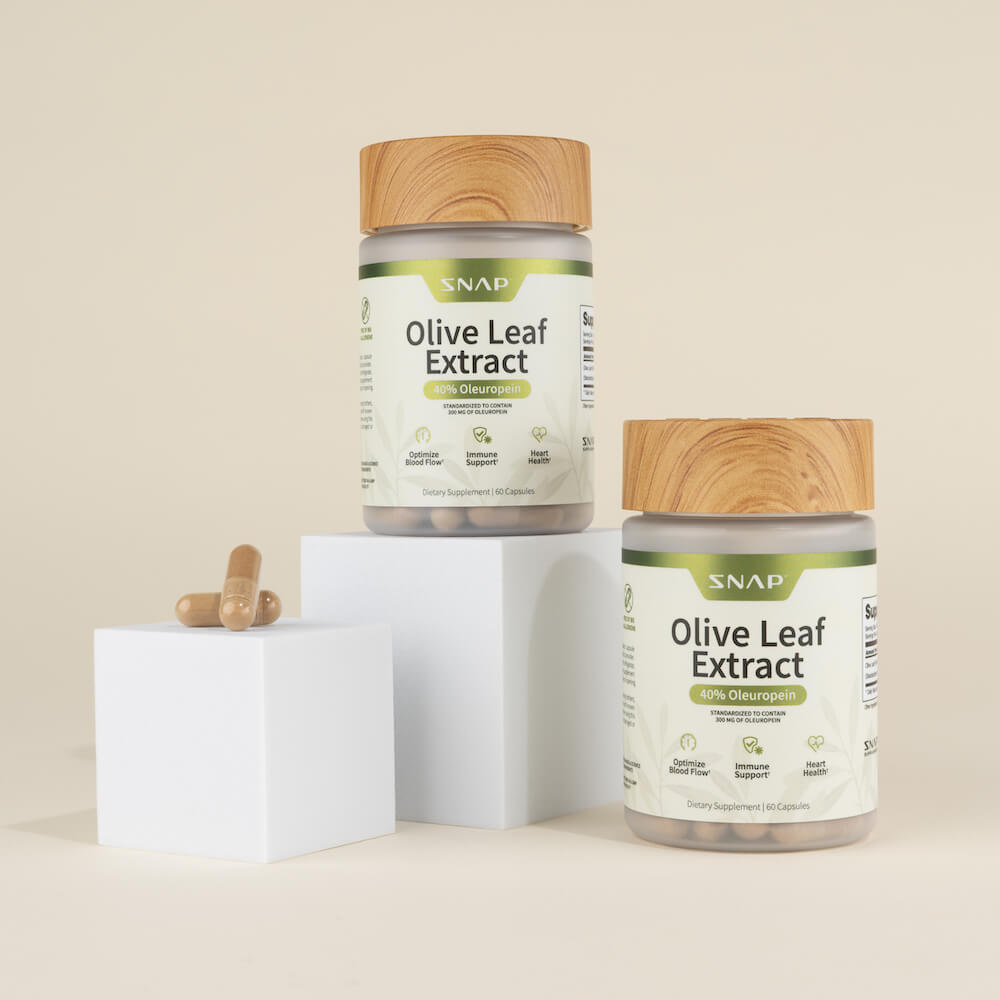 High-Potency Olive Leaf Extract Oleuropein by Snap Supplements