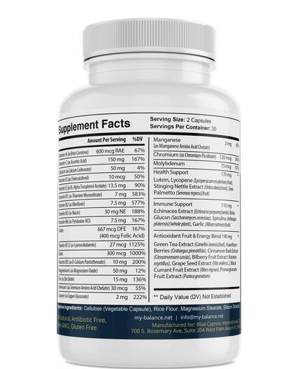 Multivitamins Once daily by My Balance