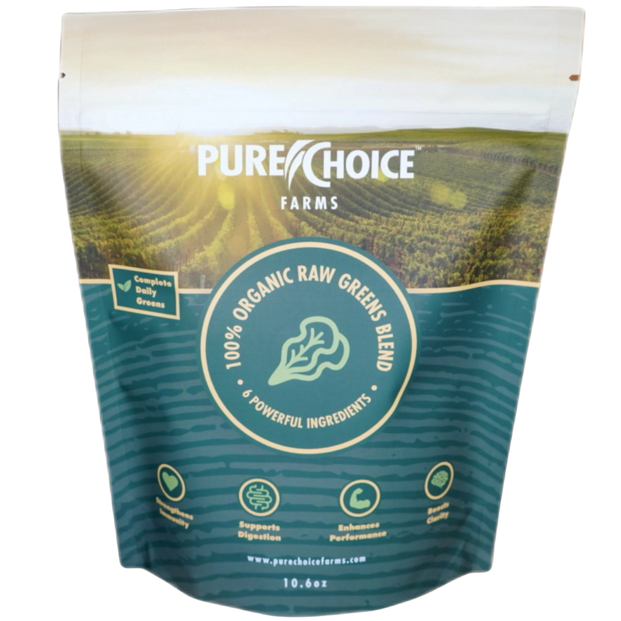 Organic Powdered Superfood Greens by Pure Choice Farms