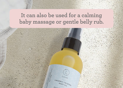ORGANIC CALMING BABY OIL Nourishing, Soothing, Calming by Lizush
