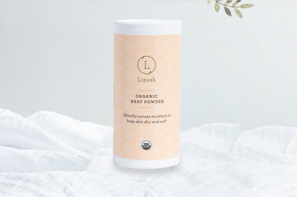 ORGANIC BABY POWDER - Talc Free by Lizush