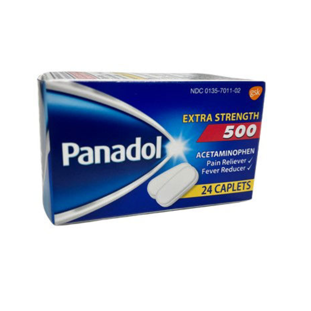 Panadol Extra Strength 500 mg 24 ct by Farmacias Savia
