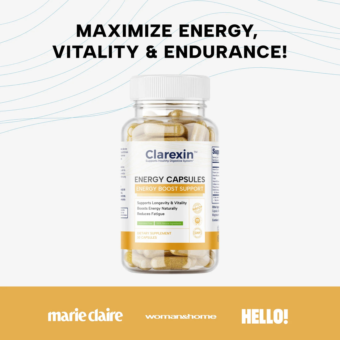 Clarexin Energy Capsules by RevitMe - Supplements Store