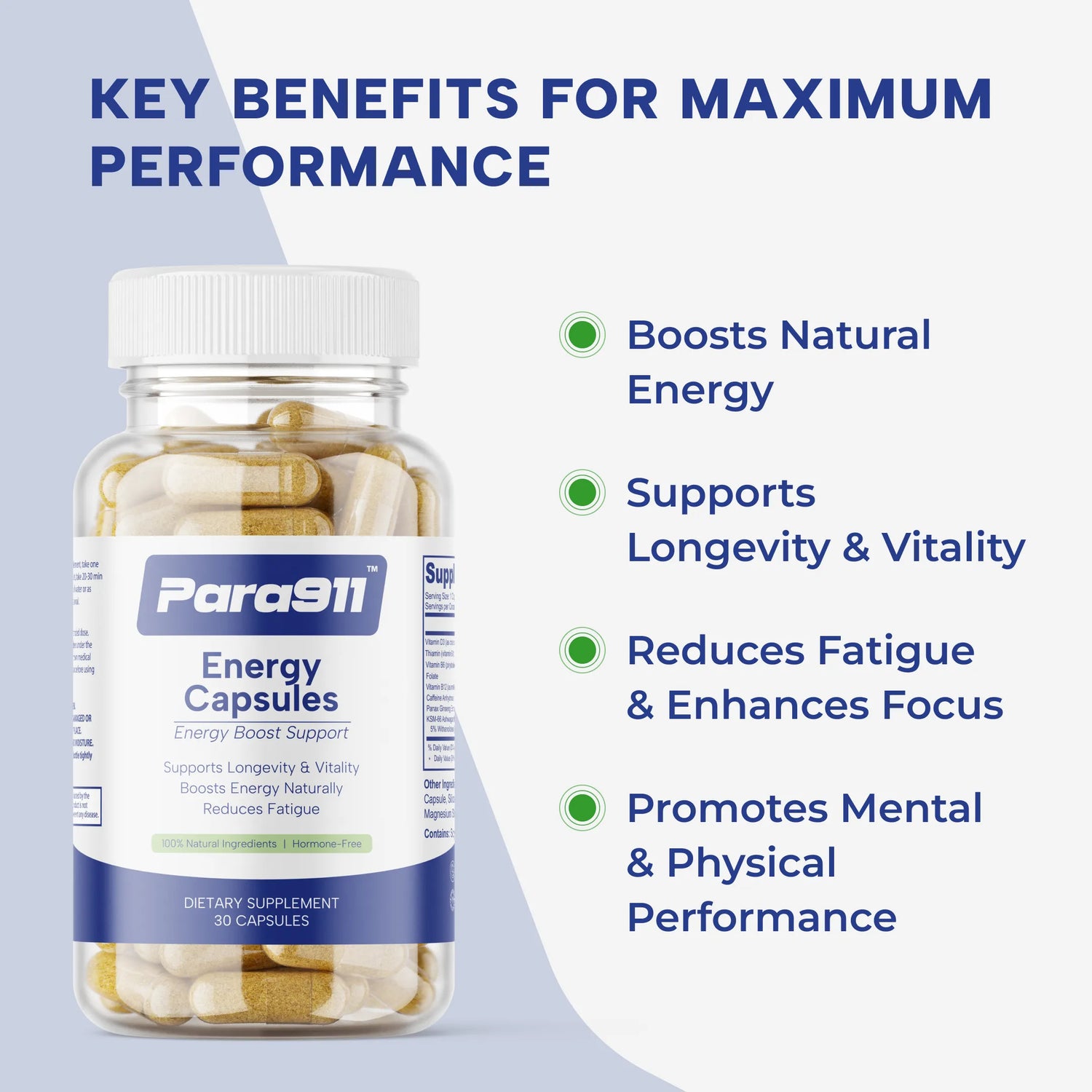 Para911 Energy Capsules by RevitMe - Supplements Store