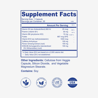 Para911 Energy Capsules by RevitMe - Supplements Store