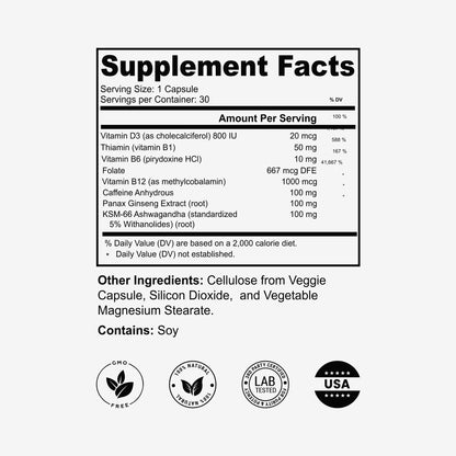 Clarexin Energy Capsules by RevitMe - Supplements Store