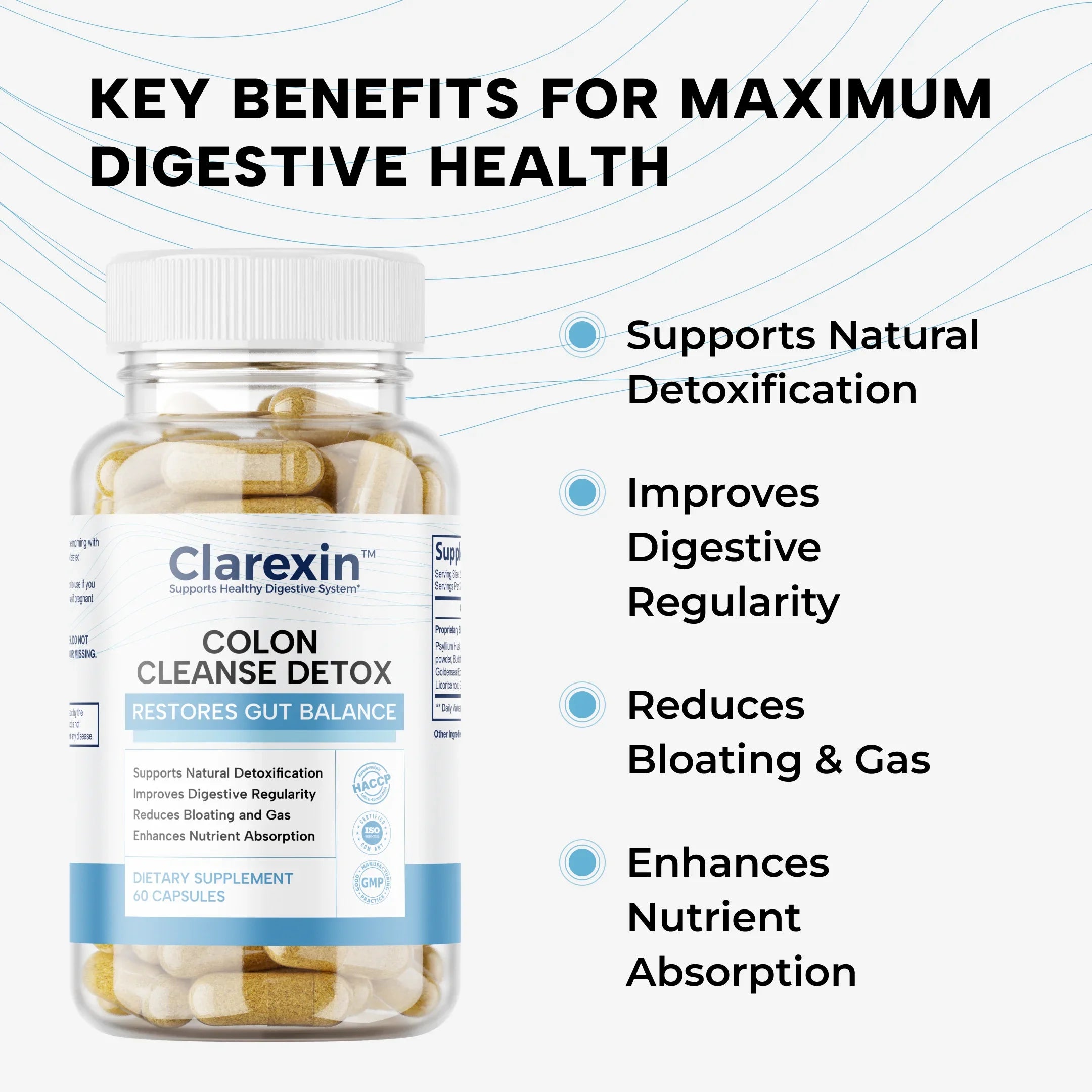 Clarexin Colon Cleanse Detox by RevitMe - Supplements Store