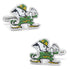NCAA Notre Dame University Fighting Leprechaun Cufflinks by Cufflinks.com