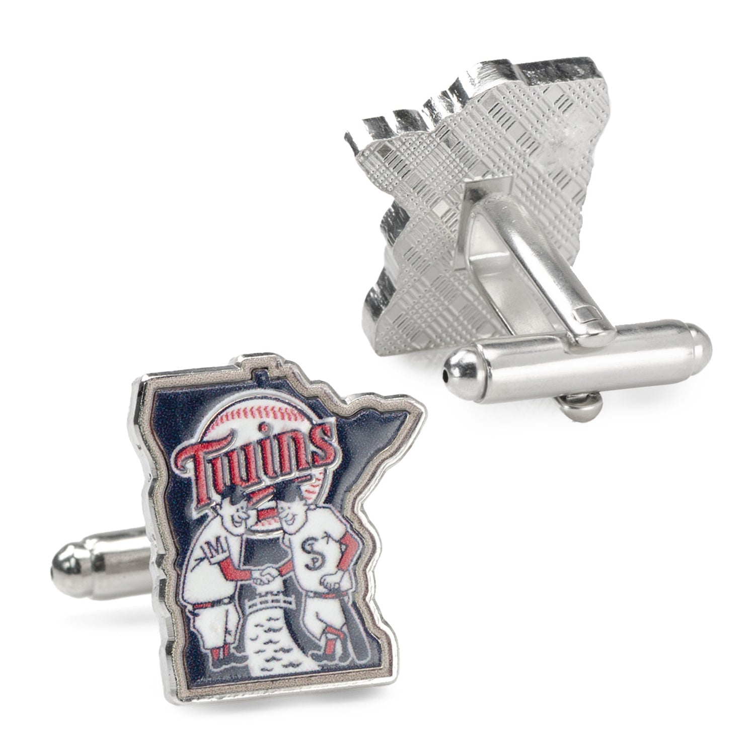 MLB Minnesota Twins Minnie &amp; Paul Cufflinks