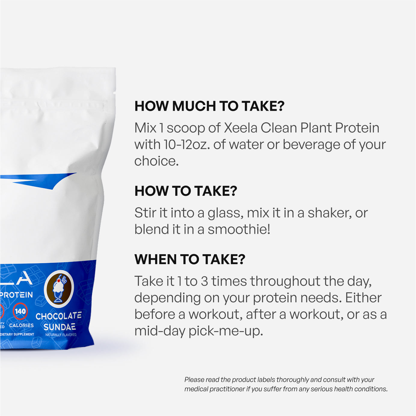 CLEAN PLANT PROTEIN by Xeela® Fitness