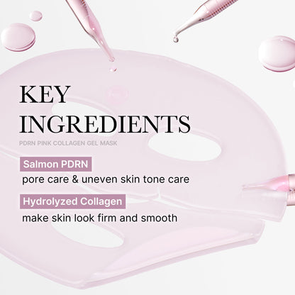 Salmon PDRN Pink Collagen Jelly Gel Mask by Korean Skin Care