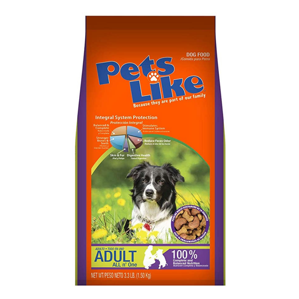 Pets Like Adult All in One Dog Food (3.3 lb / 1.5 kg) by Farmacias Savia