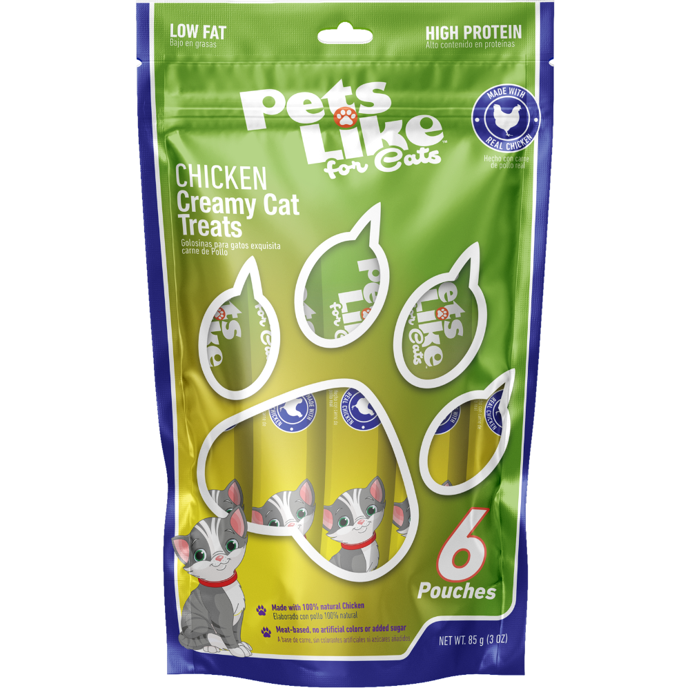 Pets Like Creamy Chicken Lickable Cat Treat (3.17 oz) by Farmacias Savia