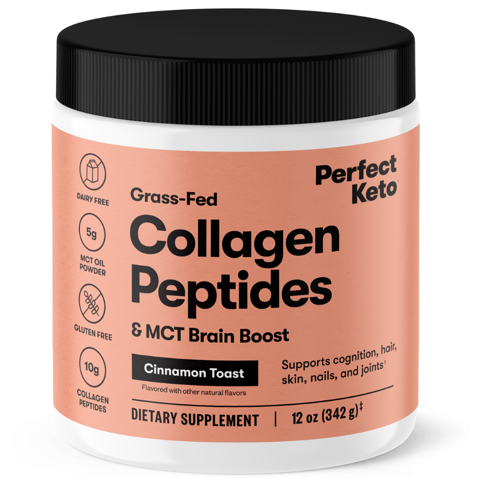 Grass-Fed Collagen Peptides &amp; MCT Brain Boost by Perfect Keto
