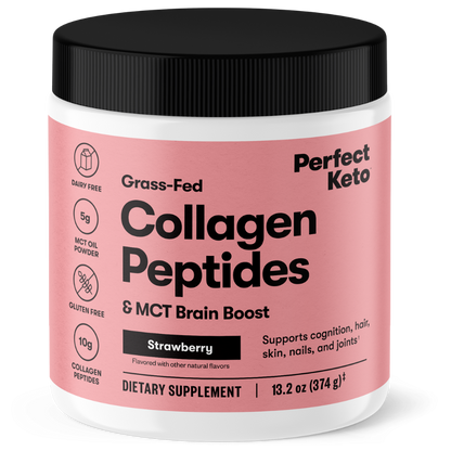 Grass-Fed Collagen Peptides &amp; MCT Brain Boost by Perfect Keto
