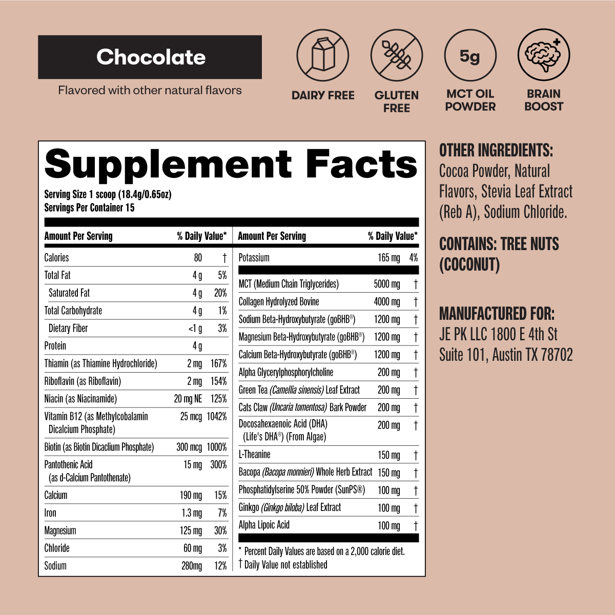 Keto Nootropic with goBHB® by Perfect Keto