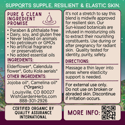 Pregnant Belly Skin Elasticity Oil by WishGarden Herbs