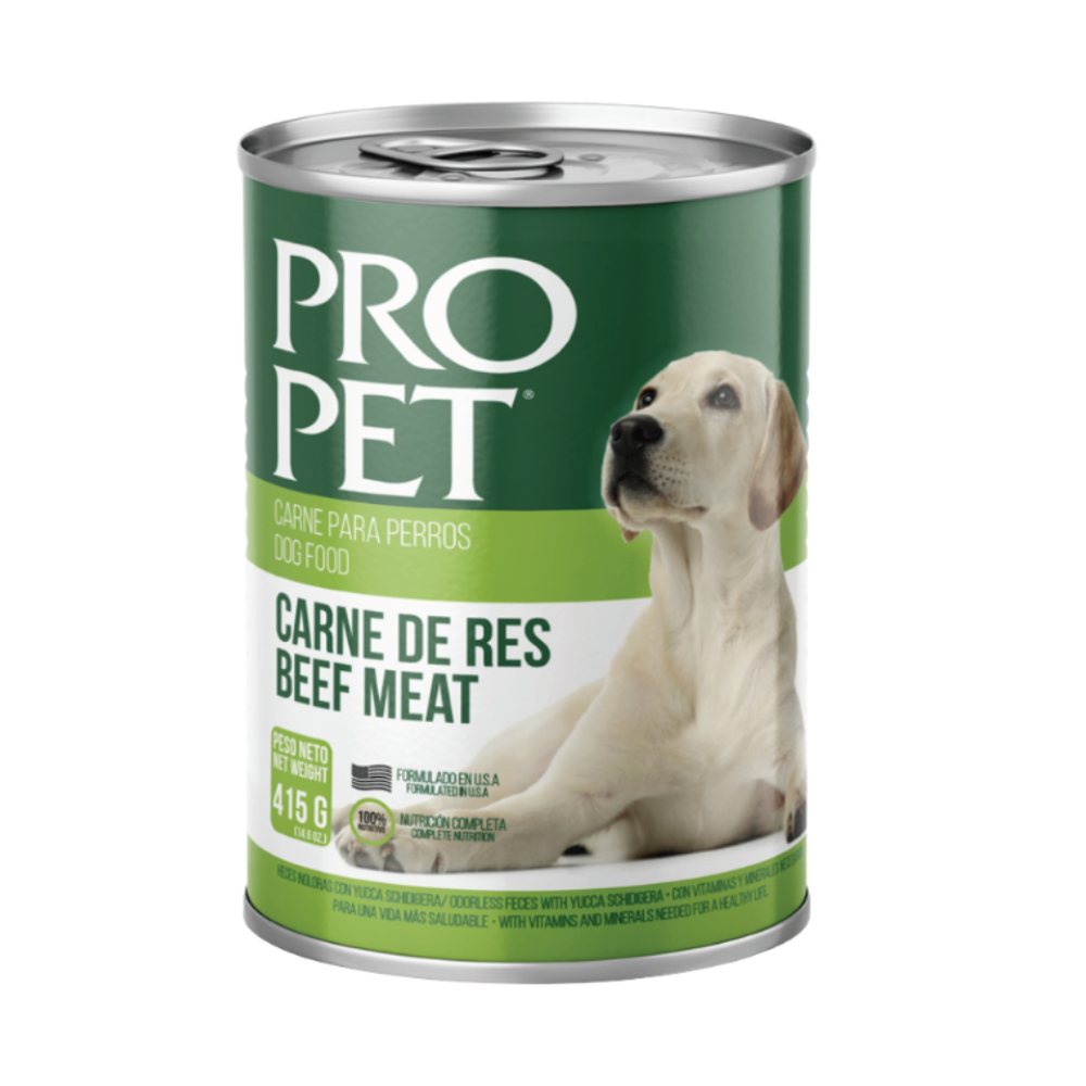Pro Pet Beef Canned Dog Food (14.6 oz) by Farmacias Savia