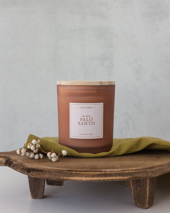 Palo Santo - The Classic Soy Wax Candle by Fig &amp; Grove