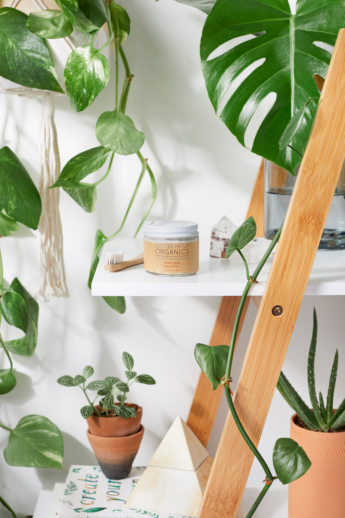 All Natural Organic Whitening Toothpaste / Remineralizing Toothpaste by Butter Me Up Organics