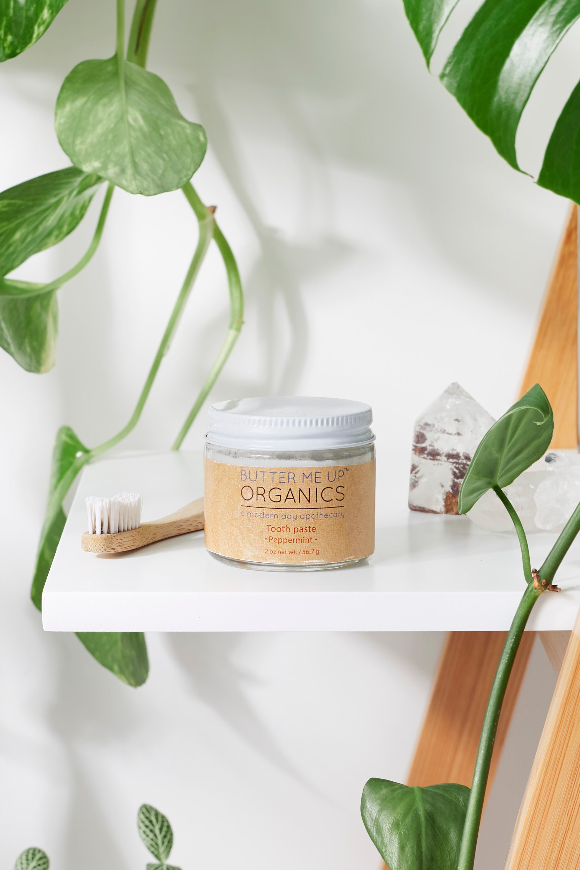 All Natural Organic Whitening Toothpaste / Remineralizing Toothpaste by Butter Me Up Organics