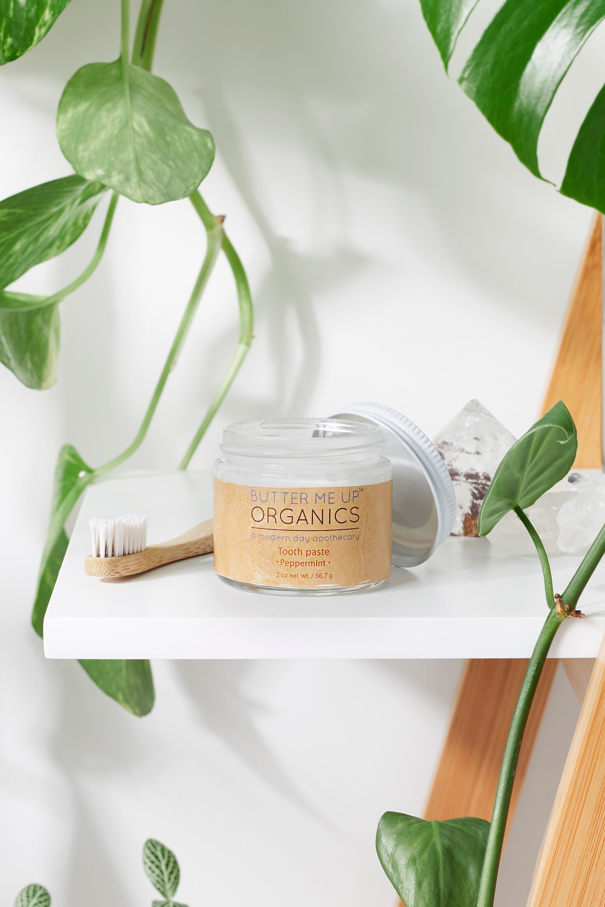 All Natural Organic Whitening Toothpaste / Remineralizing Toothpaste by Butter Me Up Organics
