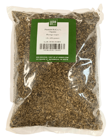 Plantain Leaf, Organic, Cut, Sifted by Country Life Natural Foods