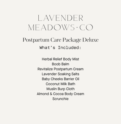 Postpartum Care Package Deluxe by Lavender Meadows Co