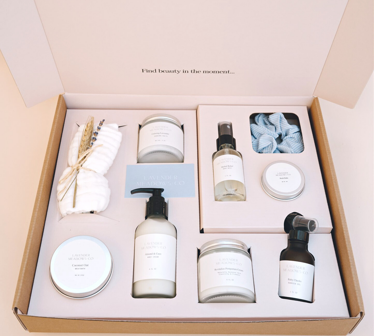 Postpartum Care Package Deluxe by Lavender Meadows Co