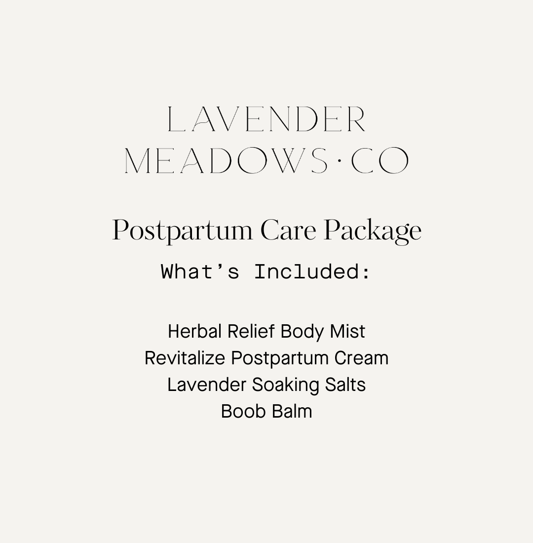 Postpartum Care Package by Lavender Meadows Co