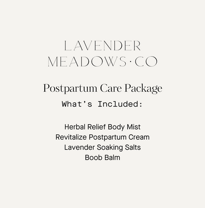 Postpartum Care Package by Lavender Meadows Co