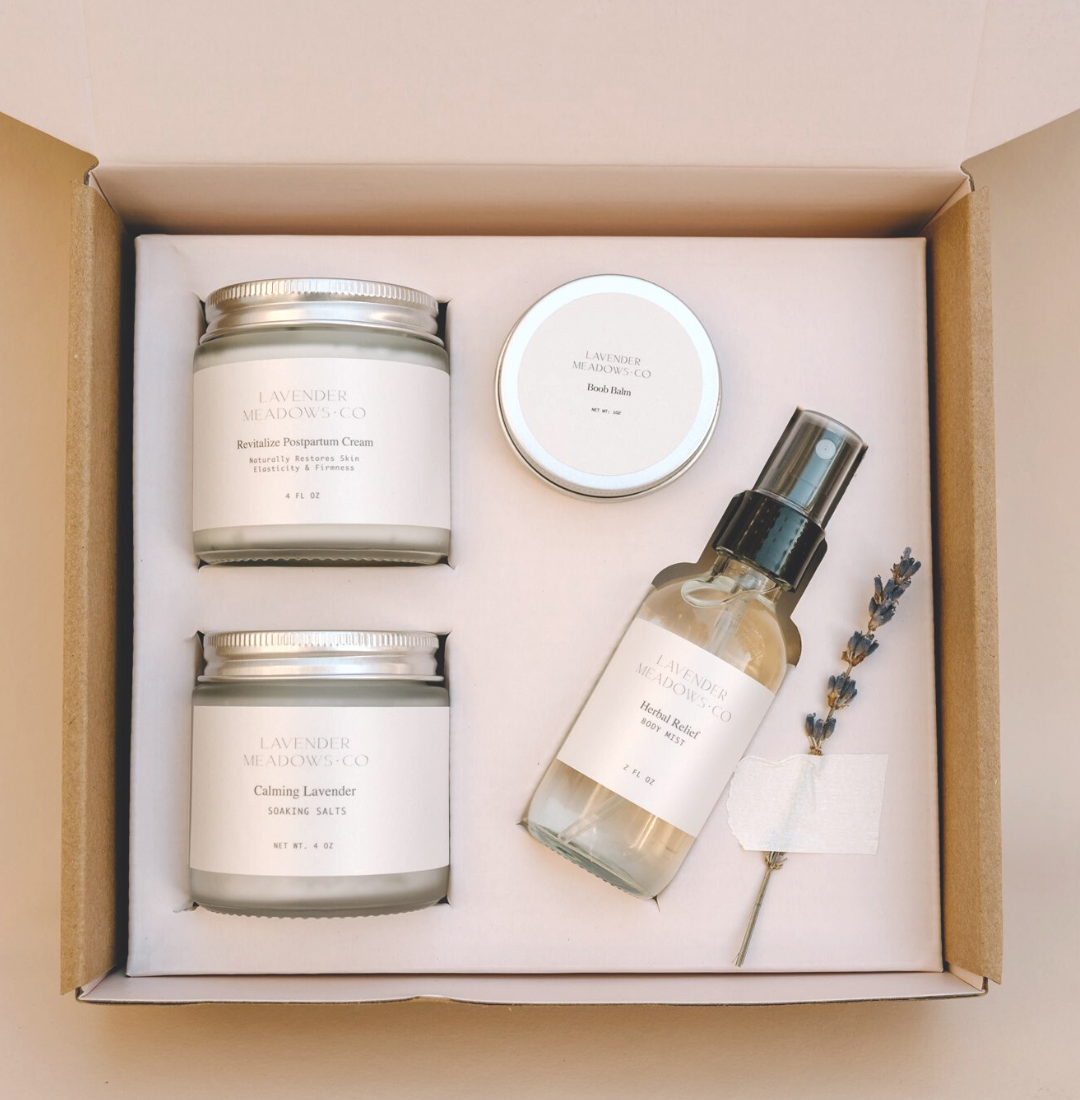 Postpartum Care Package by Lavender Meadows Co