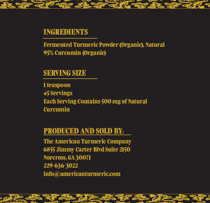 CurcumaMAX Fermented Turmeric Powder Feel the Transformative Power Enhanced with Additional Curcumin by America&