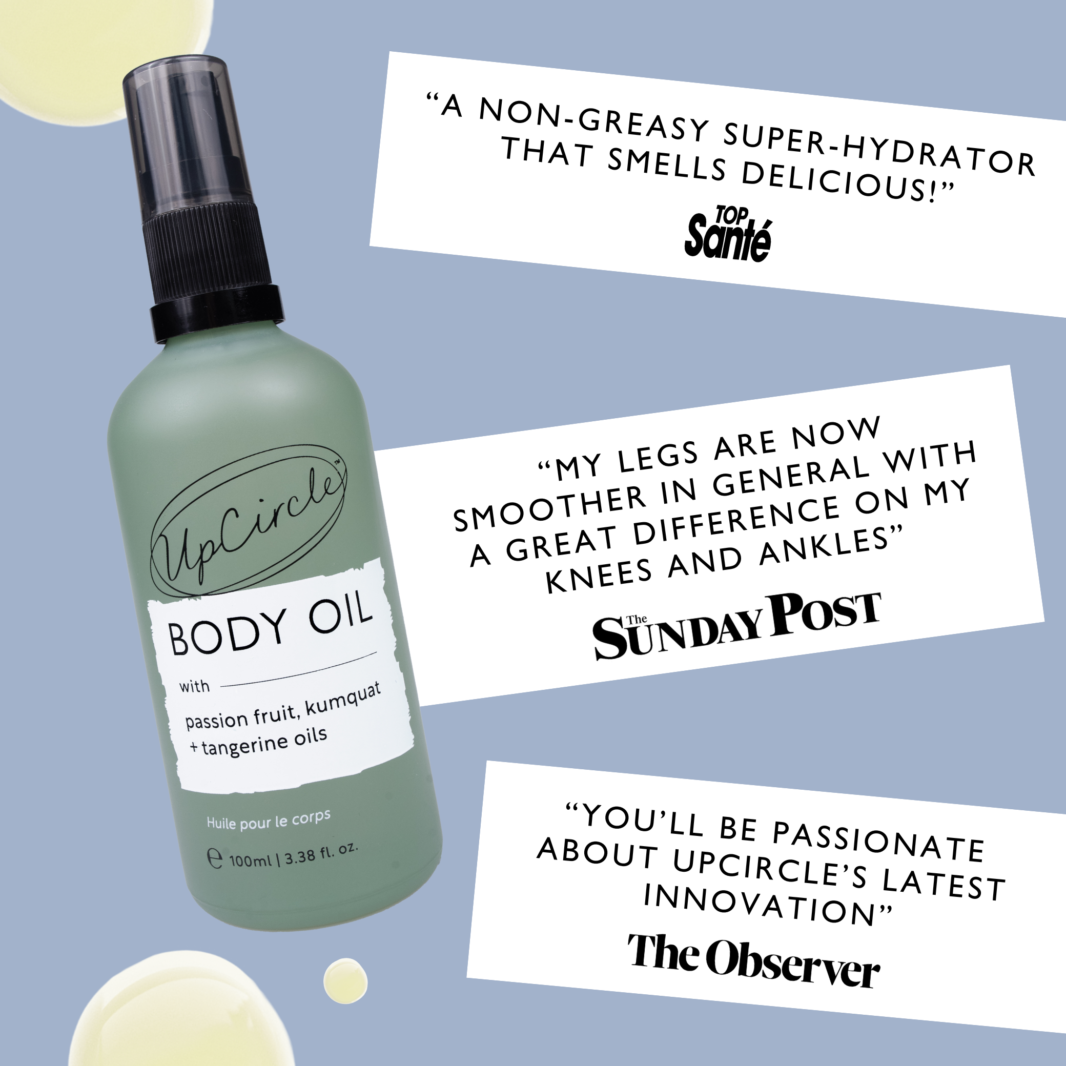 Body Oil with Passion Fruit Oil by UpCircle