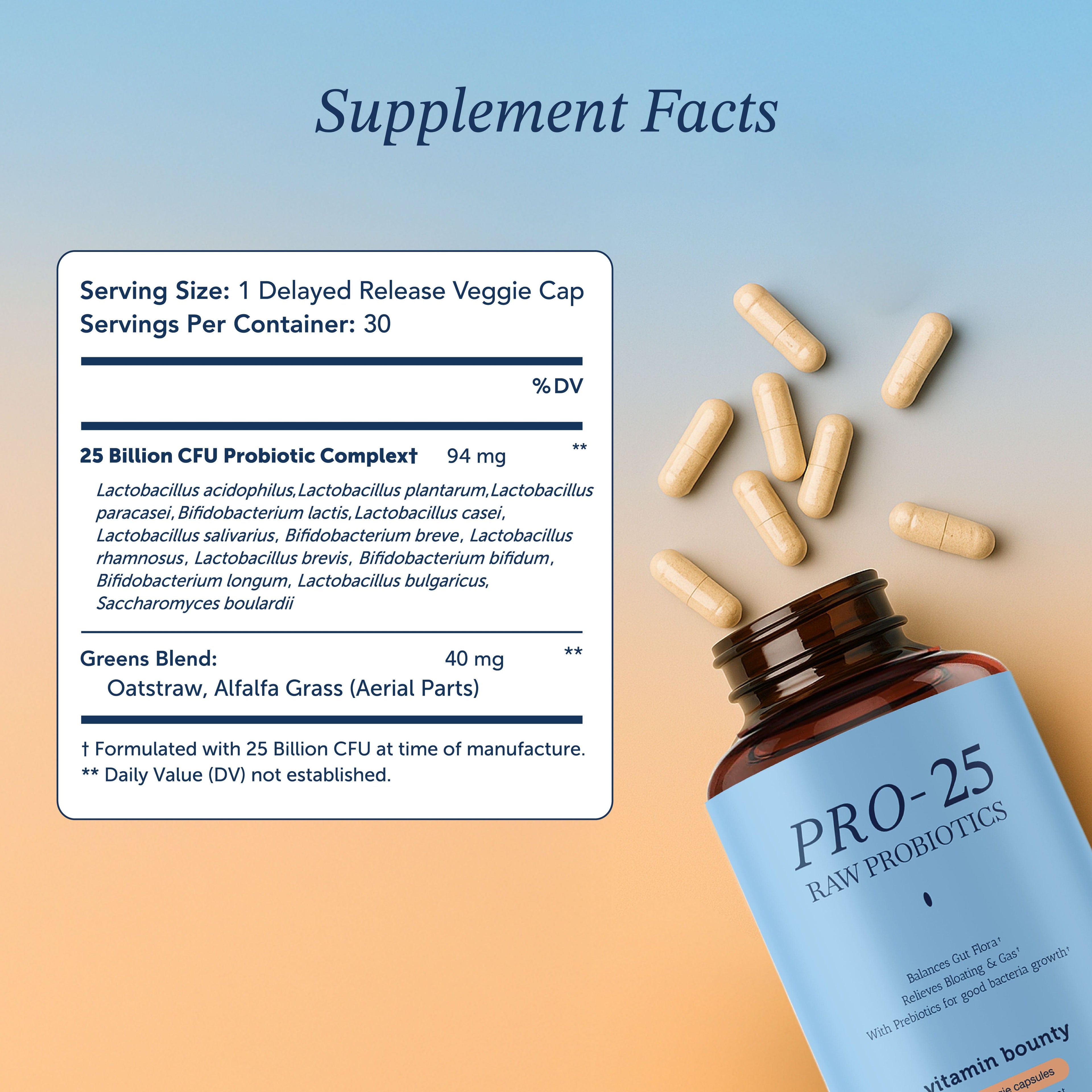 Pro-25 Probiotic by Vitamin Bounty