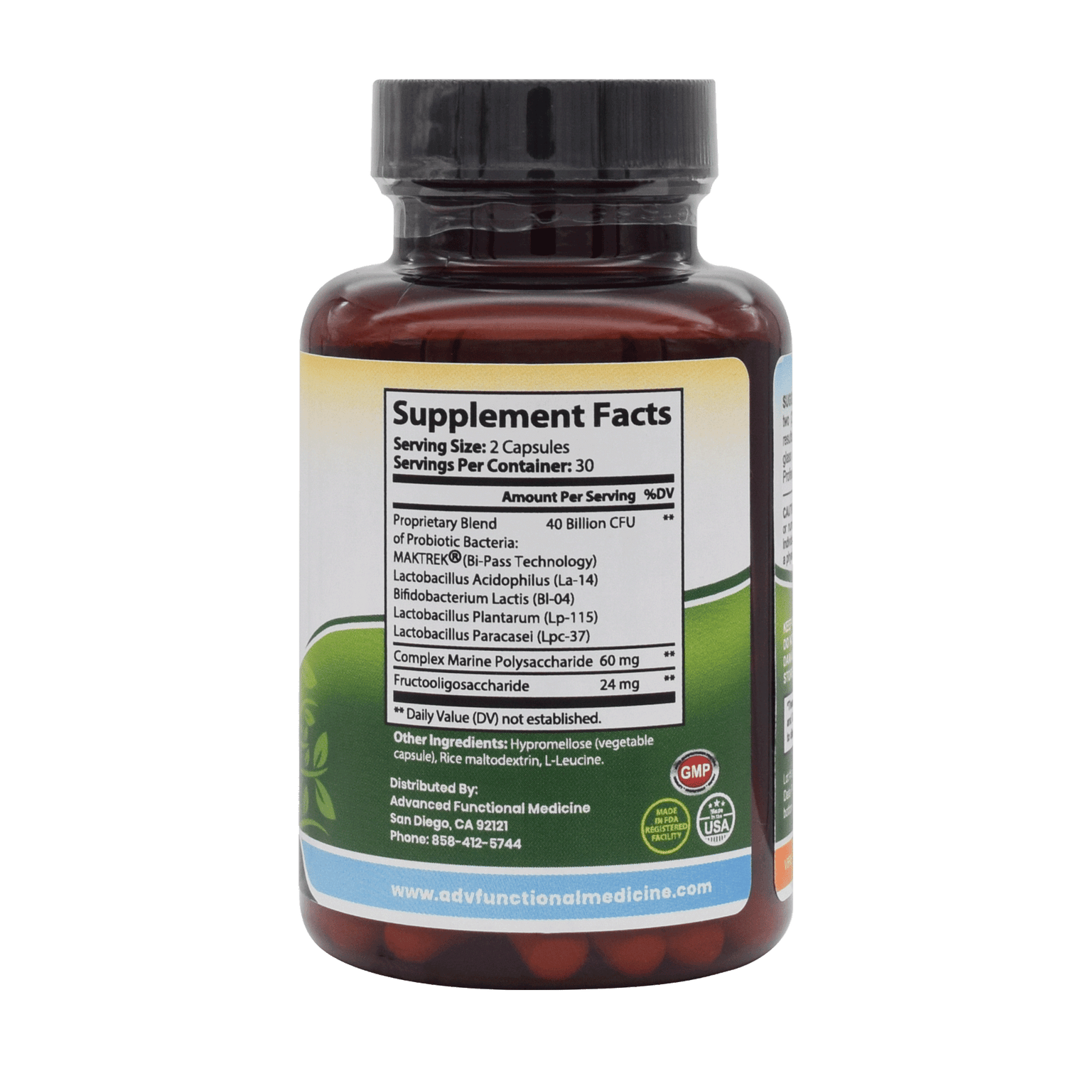 Probiome Balance (professional grade, high-potency probiotic) by Advanced Functional Medicine Supplements