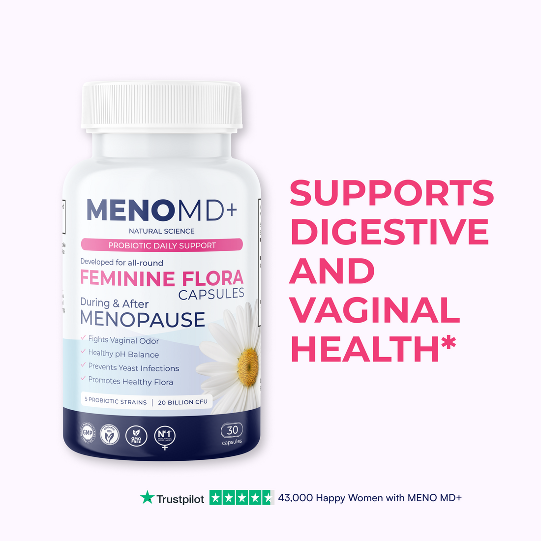FEMENINE FLORA SUPPORT CAPSULES by RevitMe - Supplements Store