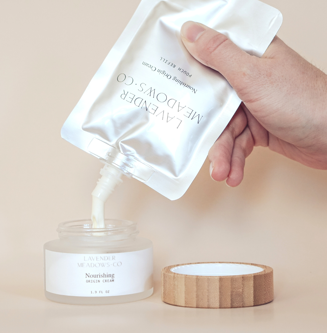 Nourishing Origin Cream *Refill Pouch by Lavender Meadows Co