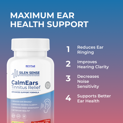 CalmEars Tinnitus Relief by RevitMe by RevitMe - Supplements Store