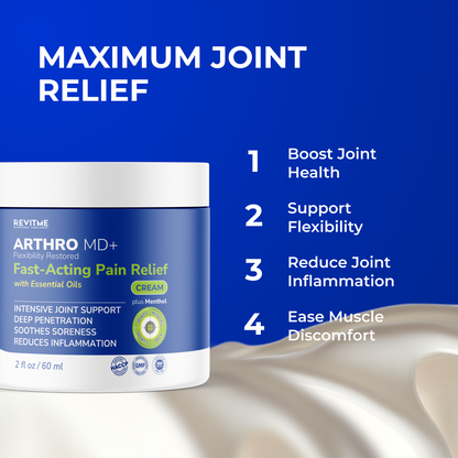 ARTHRO MD+ Fast-Acting Pain Relief Cream by RevitMe by RevitMe - Supplements Store