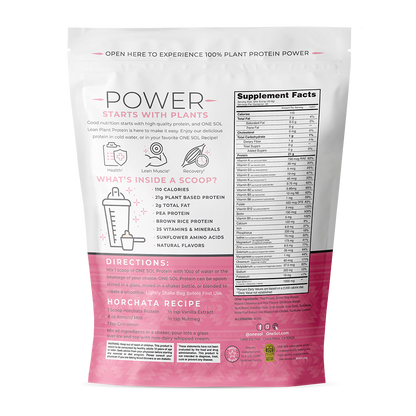 Lean Plant Protein by ONE SOL™ | Natural Plant Based Supplements