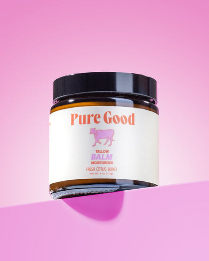 Fresh Citrus Burst Tallow Balm - Hydration and Vitamin C by Pure Good LLC