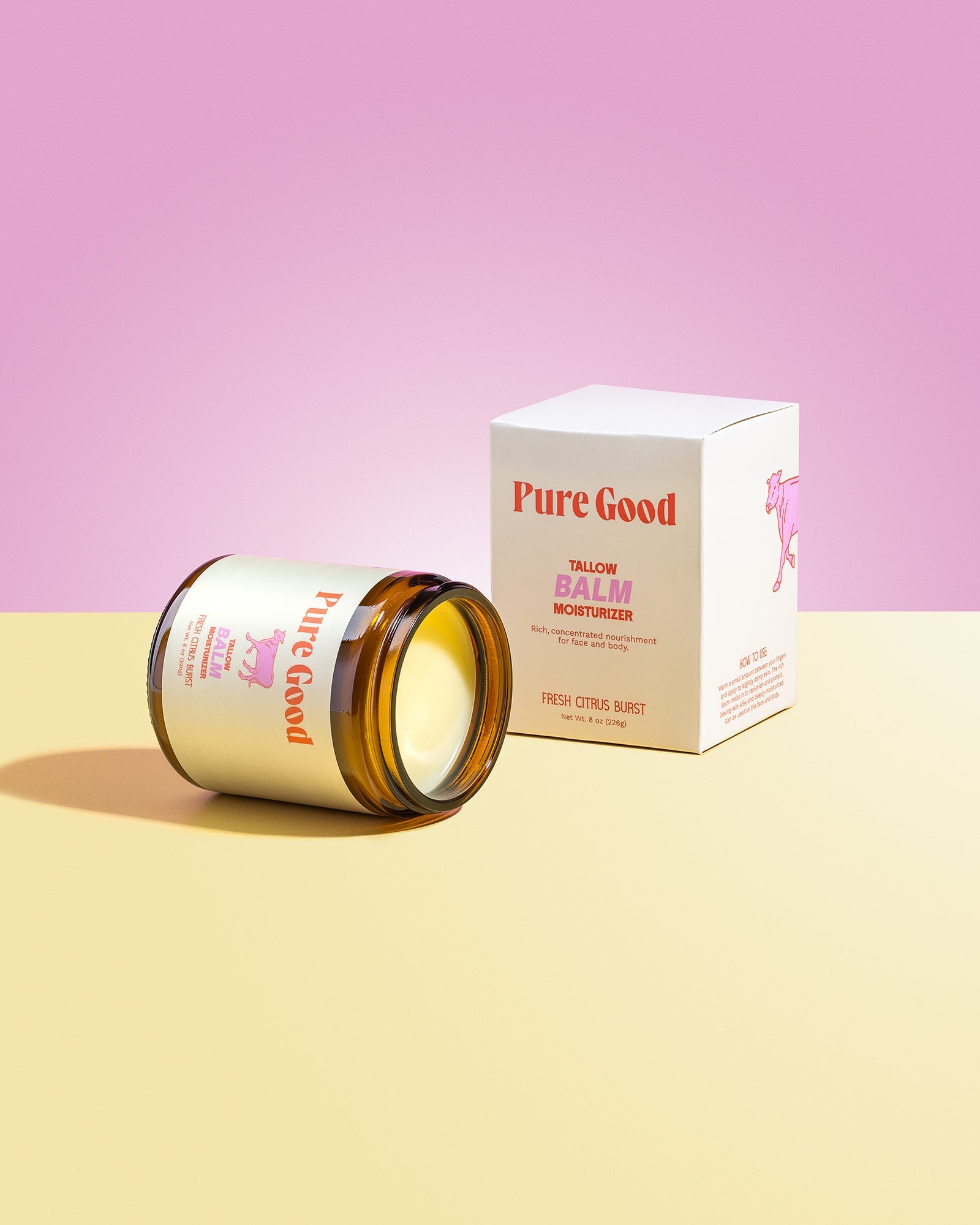 Fresh Citrus Burst Tallow Balm - Hydration and Vitamin C by Pure Good LLC