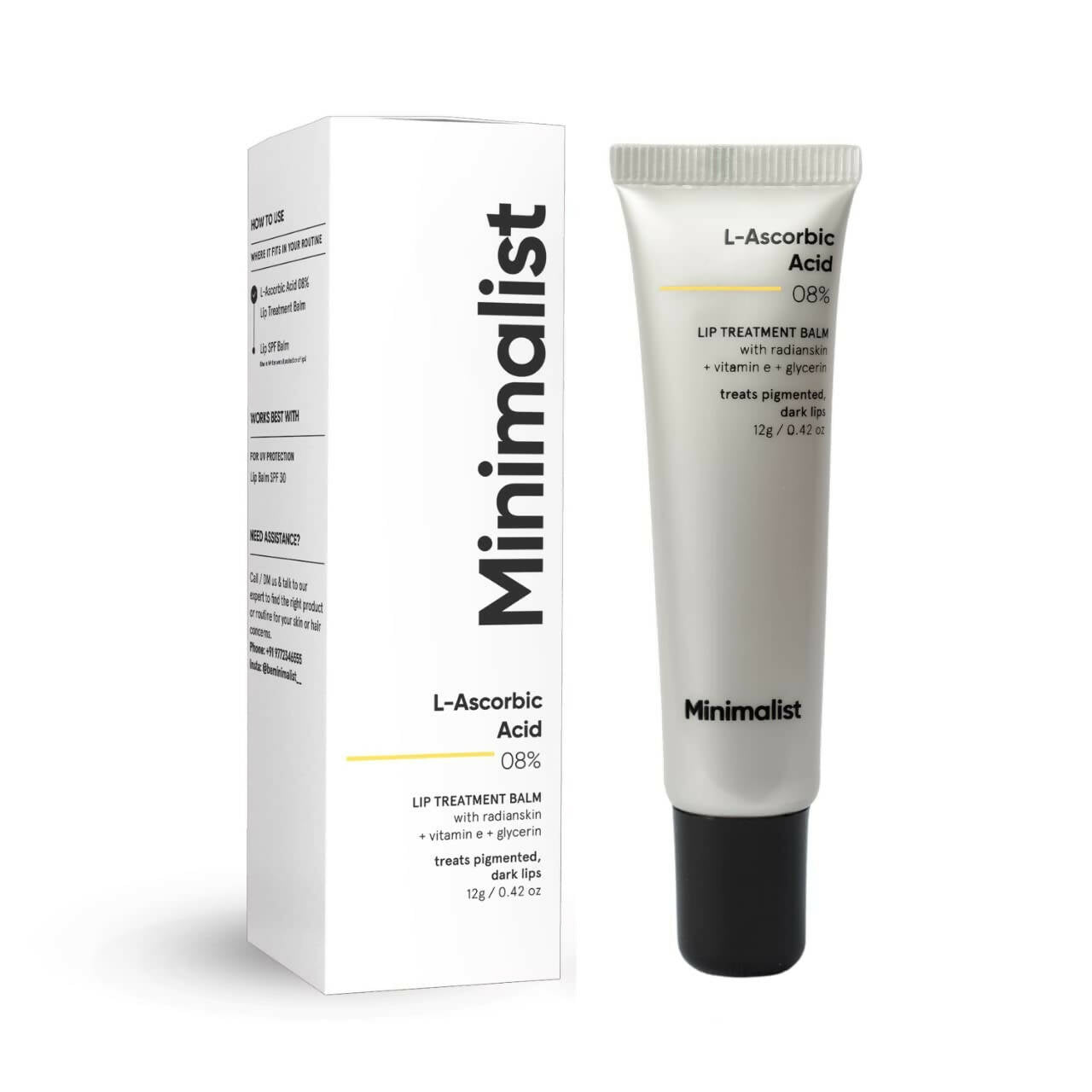 Minimalist 8% L-Ascorbic Acid Lip Treatment Balm by Dista