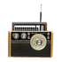 RetroWave Portable Radio AA2024-0434 by Farmacias Savia
