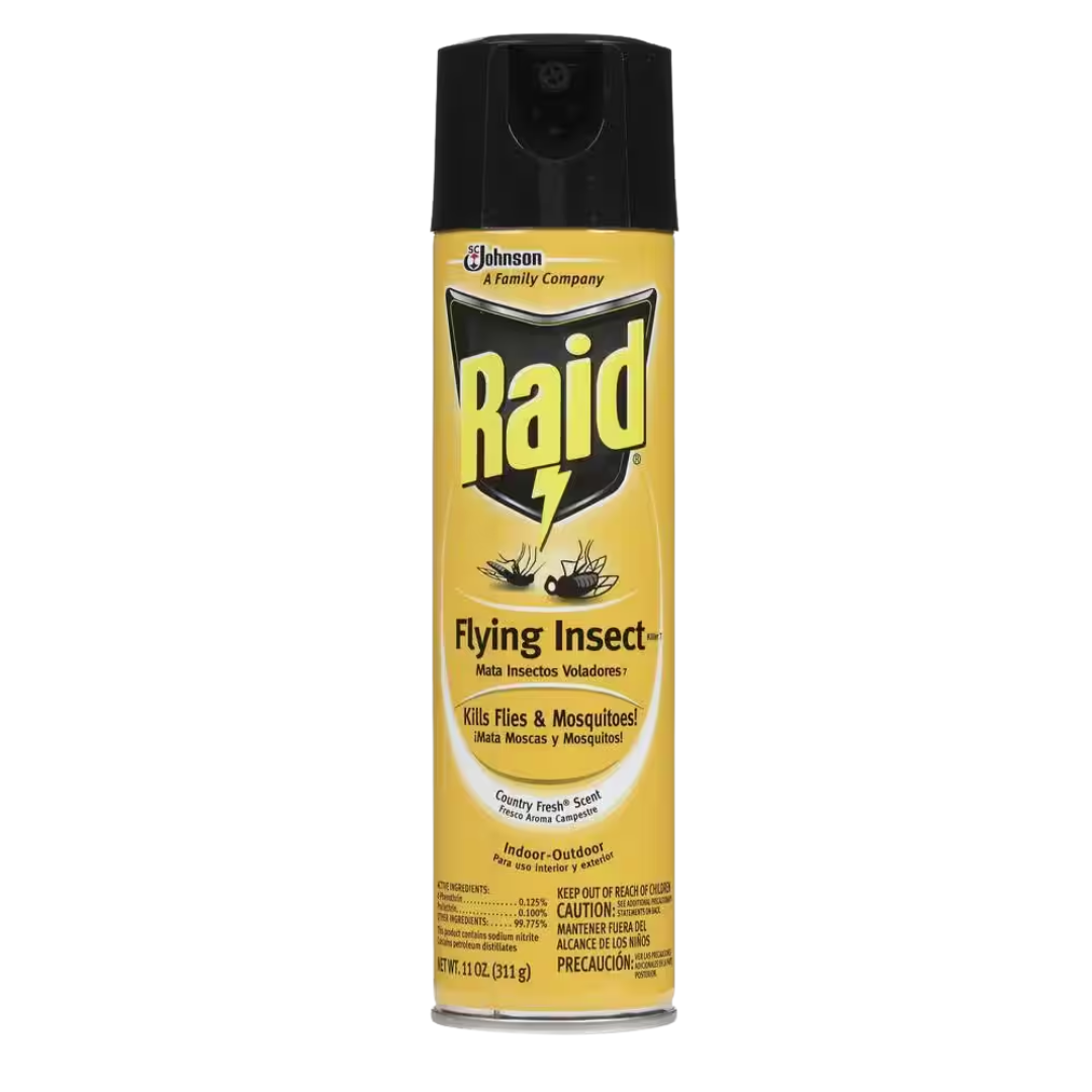 Raid Flying Insects Country Fresh Scent Aerosol (11 oz) by Farmacias Savia