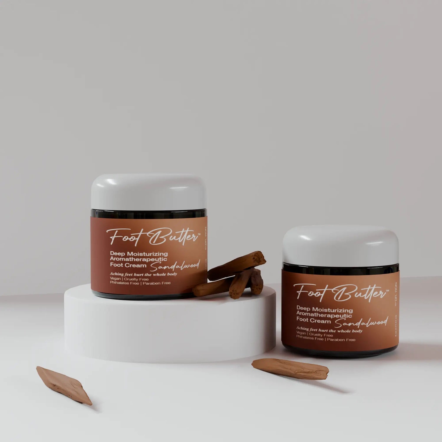Sandalwood Foot Butter – Deep Moisturizing Foot Cream for Dry, Rough Skin by Foot Butter by Dr Ron